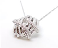 Anhänger Recarlo Dame in Gold Diamante 0.39 Ct ZT 638/B - ZT 638/B